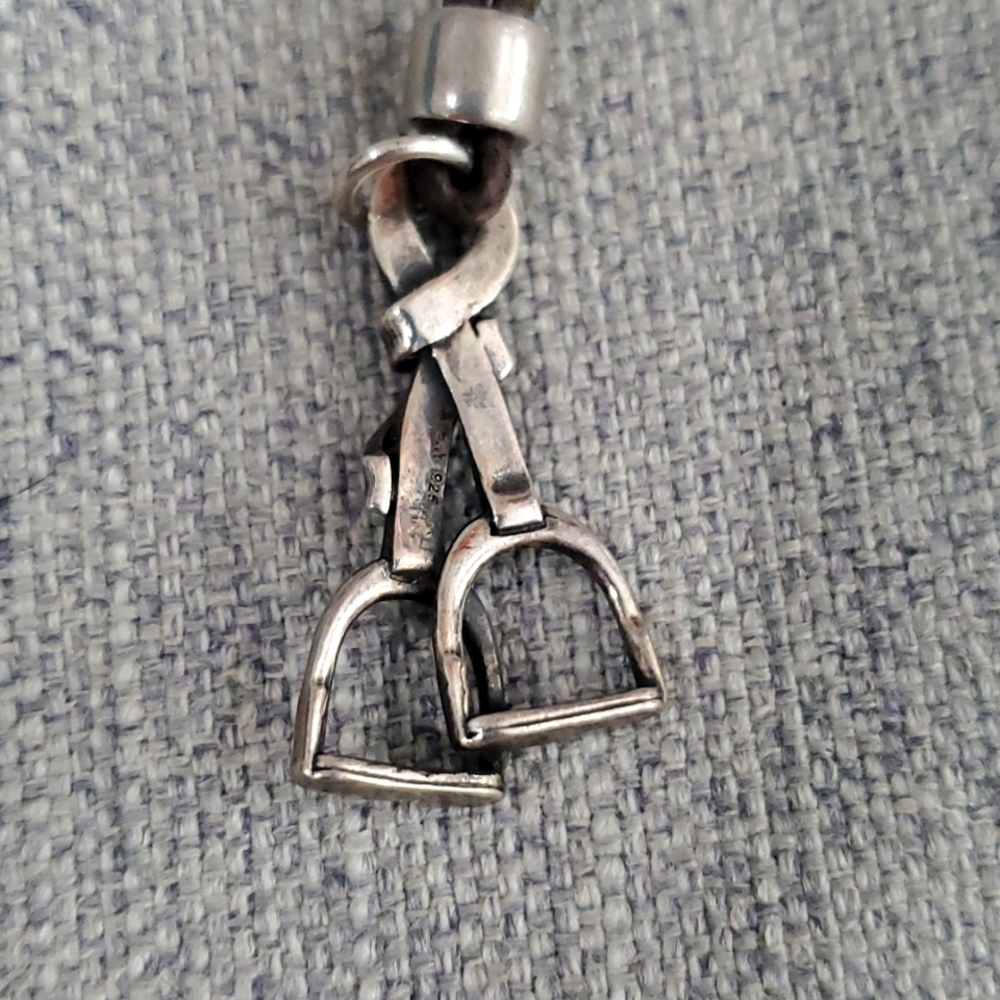 James avery horse stirrup charm
